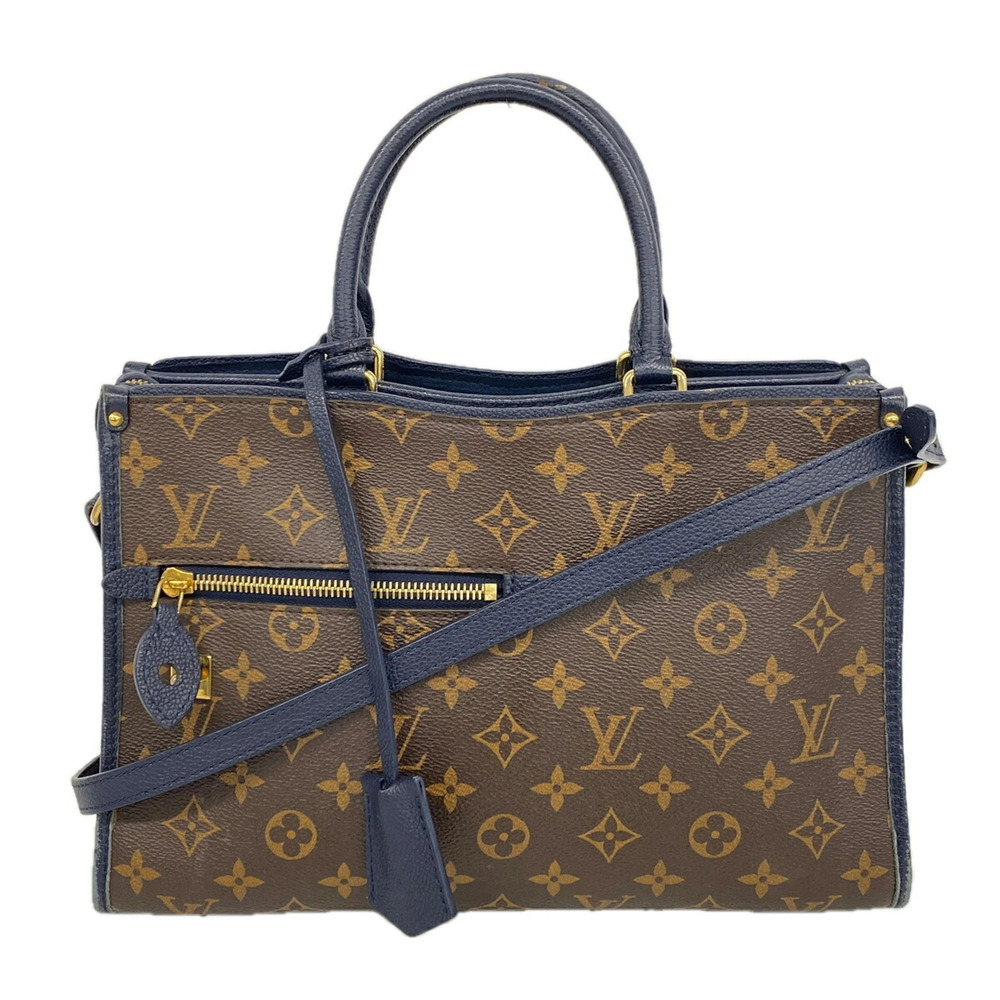 Louis Vuitton Monogram Popincourt PM Handbag M43434 Brown Marine 2-way bag fo...
